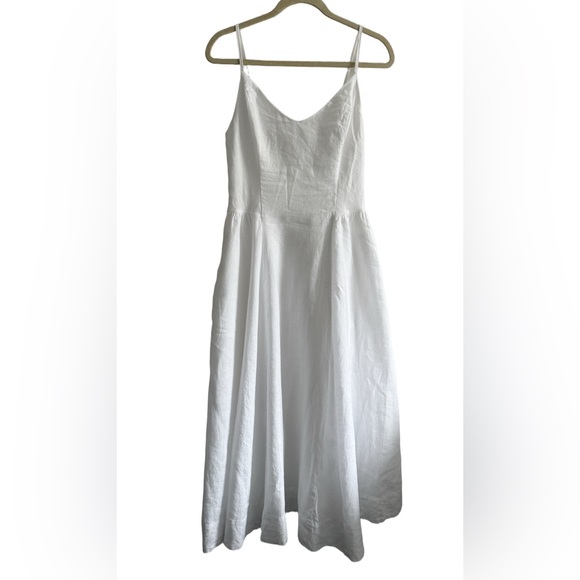Babaton Technique 100% Linen white princess Dress from Aritzia US6 - Picture 9 of 13